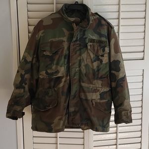 "Vintage" Army Camo Coat